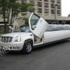 Cadillac Escalade limo in New York